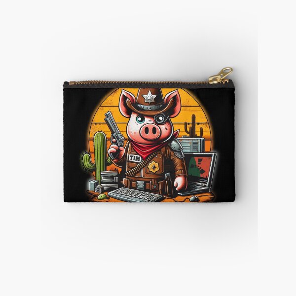 Item preview, Our Sheriff Tim - the Gamer Piggy Who Brings Fun to You designed and sold by Lososko.