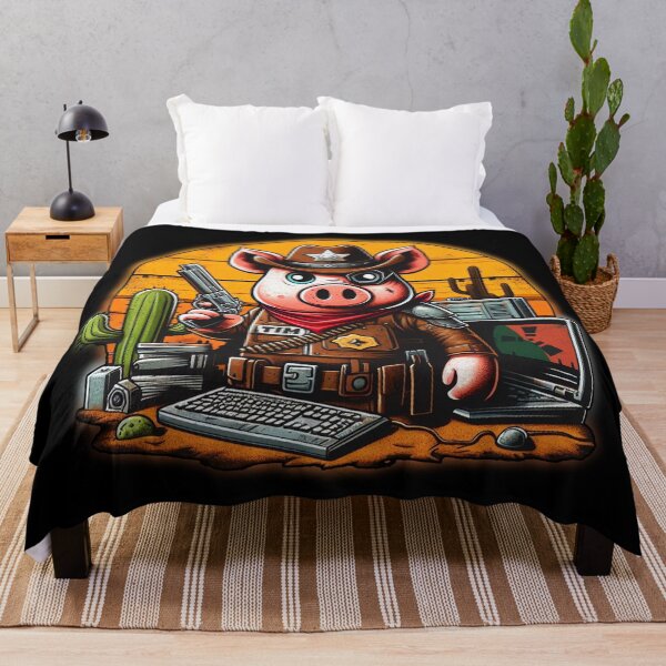 Item preview, Our Sheriff Tim - the Gamer Piggy Who Brings Fun to You designed and sold by Lososko.