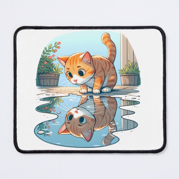 Item preview, Puddle Ponderer: Ginger's Reflection designed and sold by Felix Tanner.