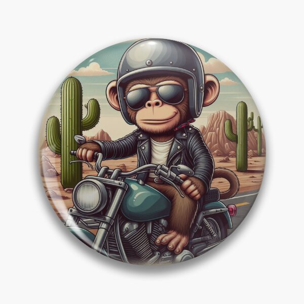 Artikelvorschau, lustiger Affe auf dem Motorrad entworfen und verkauft von JK-motivation.