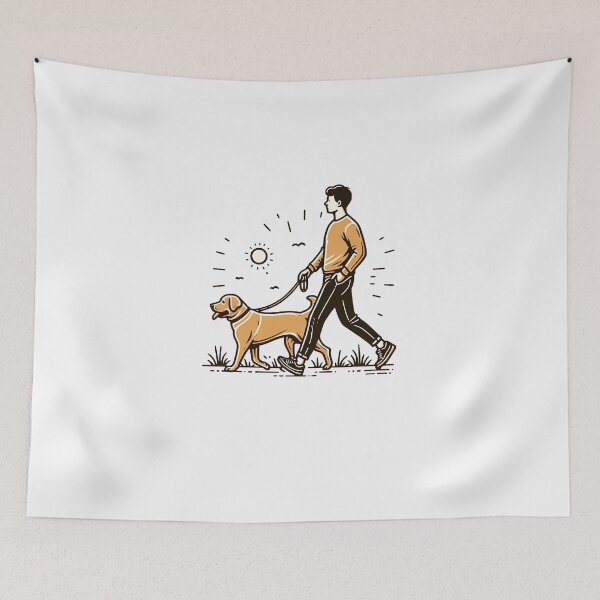 Item preview, I love to walk with my dog designed and sold by TahfahTk.