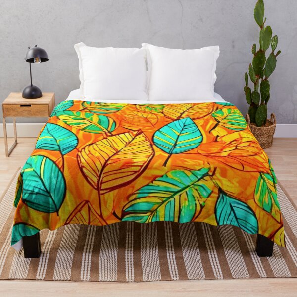 Item preview, Vibrant Autumn Canopy: Colorful Leaves Pattern designed and sold by Health And Fitness Posts e-Store.