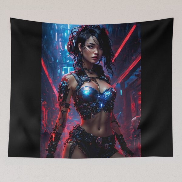 Item preview, Cyber Girl Geisha CyberPunk Cyborg designed and sold by NPC-Trader.