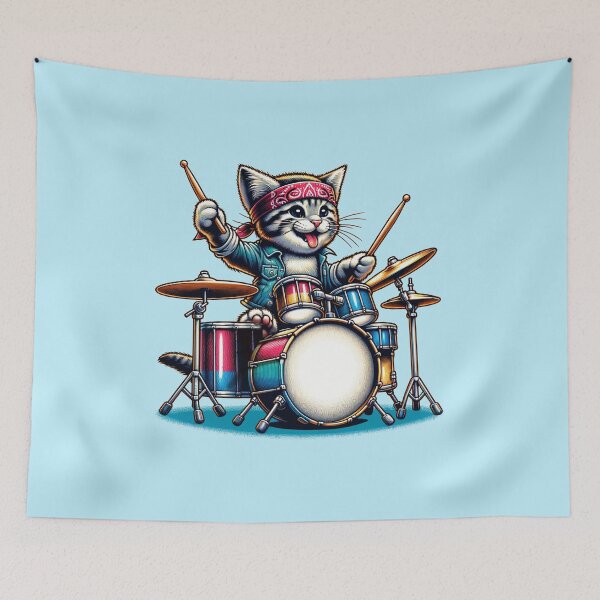 Item preview, Drummer Kitty 2 designed and sold by Alphaproject.