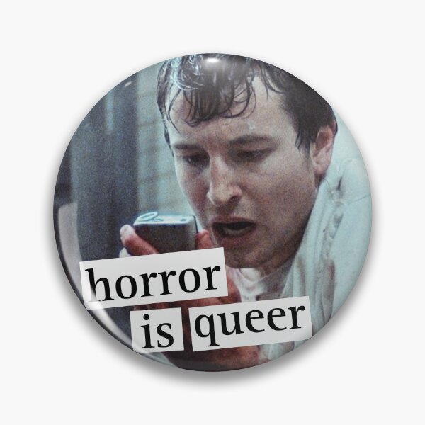 Item preview, horror is queer designed and sold by sawobsessed.