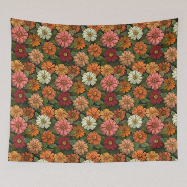 Item preview, Flower Zinnia seamless digital paper designed and sold by artit-91.