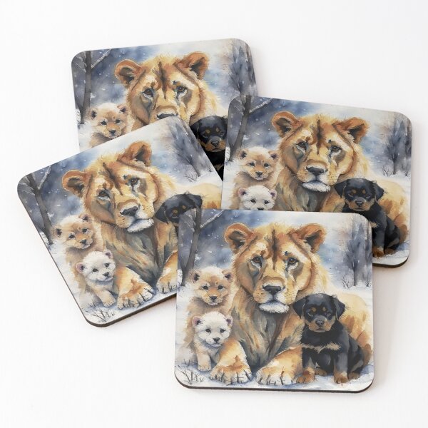 Item preview, The Lion and the dog Friendship v5 designed and sold by Helios Be. Lavsh.