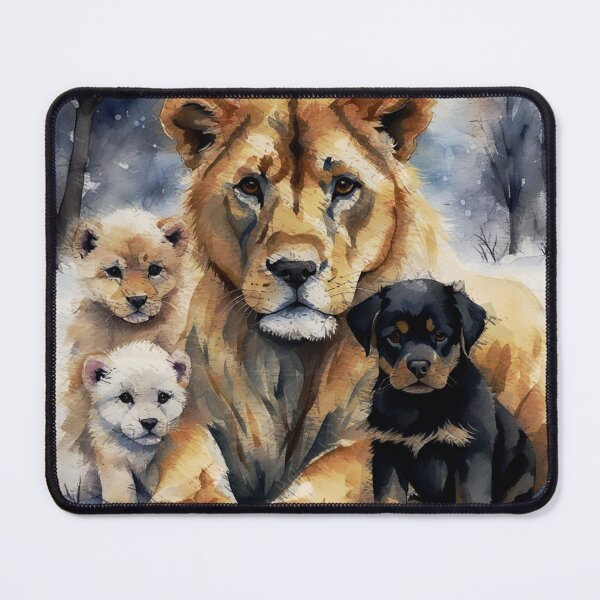 Item preview, The Lion and the dog Friendship v5 designed and sold by Helios Be. Lavsh.