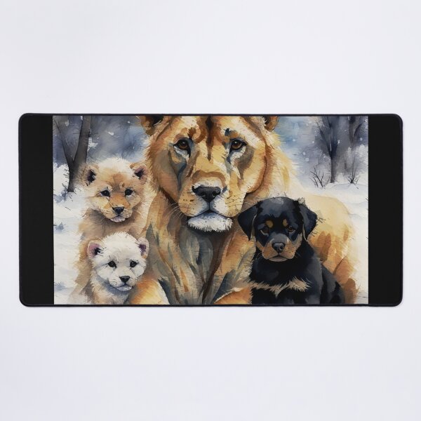 Item preview, The Lion and the dog Friendship v5 designed and sold by Helios Be. Lavsh.