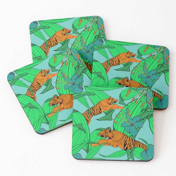 Item preview, Tiger Lily in Berry designed and sold by Andrea Turner.
