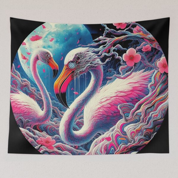 Item preview, Flamingo Freakout designed and sold by OVERALLBUGZY.