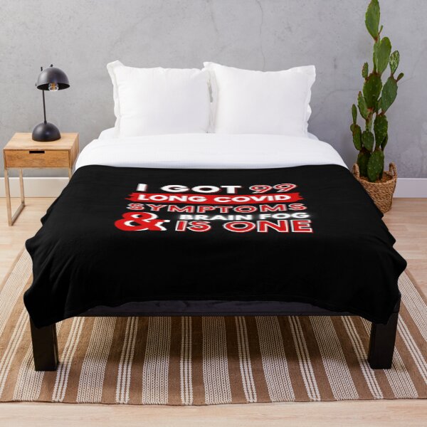 Item preview, 99 Long Covid Symptoms brain fog - red  designed and sold by SadTea-Longhaul.
