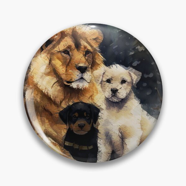 Item preview, The Lion and the dog Friendship v6 designed and sold by Helios Be. Lavsh.