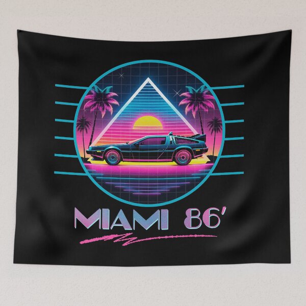 Item preview, MIAMI 80S RETRO STYLE designed and sold by DiscoDiscoMx.