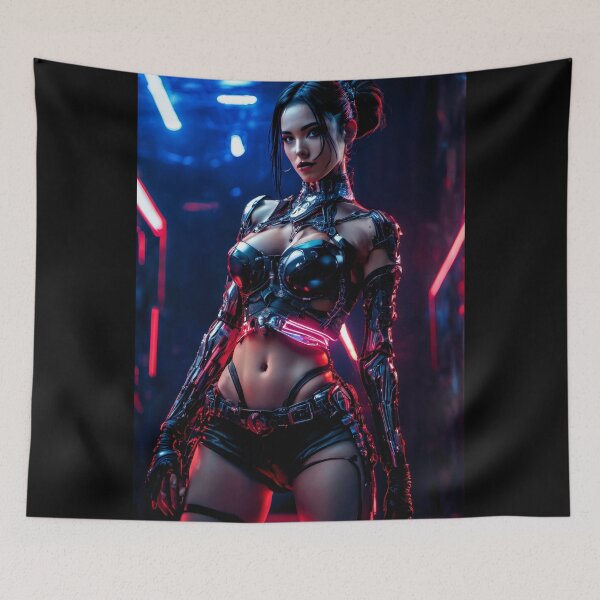 Item preview, Beautiful Cyber Girl Geisha CyberPunk Cyborg designed and sold by NPC-Trader.
