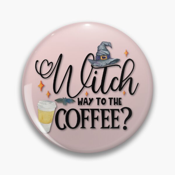 Item preview, Boho Blush Pink, Cottagecore - Witch Way to the Coffee - AlaskaMagick designed and sold by Alaska Magick.