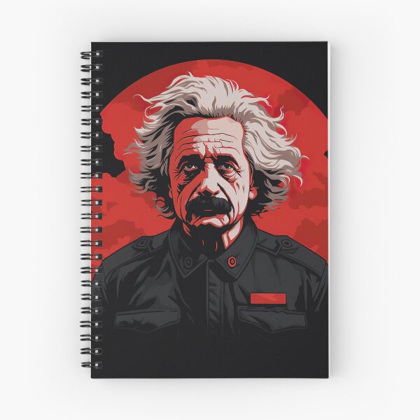Item preview, Albert Einstein | Red minimalism designed and sold by ComicsFactory.