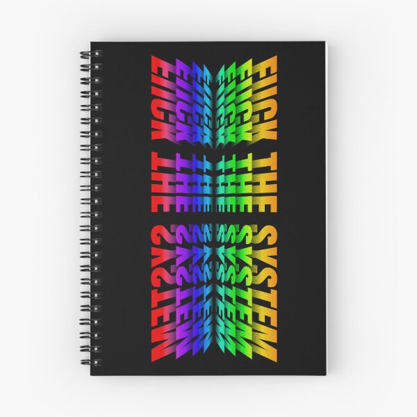 Item preview, Fuck The System | Rainbow Typography | Anti System  designed and sold by OrganicLights.