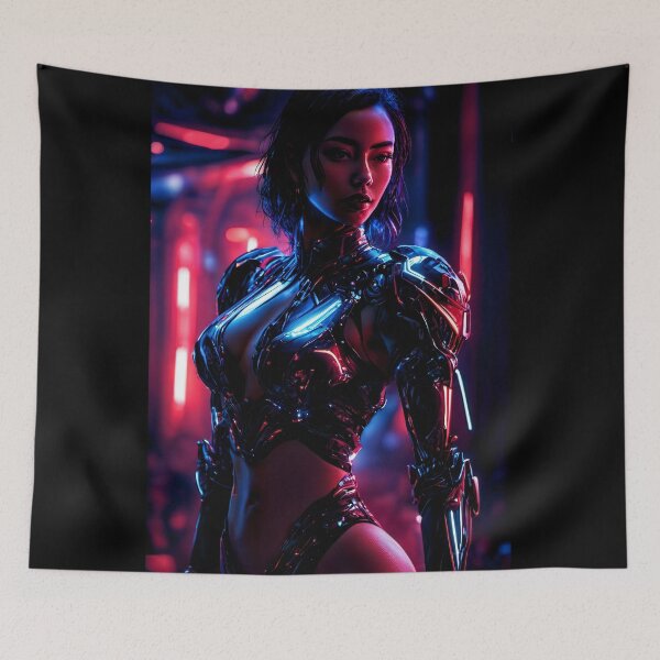 Item preview, Pretty Cyber Girl Geisha CyberPunk Cyborg designed and sold by NPC-Trader.