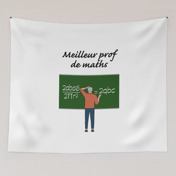 Aperçu de l'œuvre  Meilleur Prof de Maths-Humour créée et vendue par Tiago Ramos.