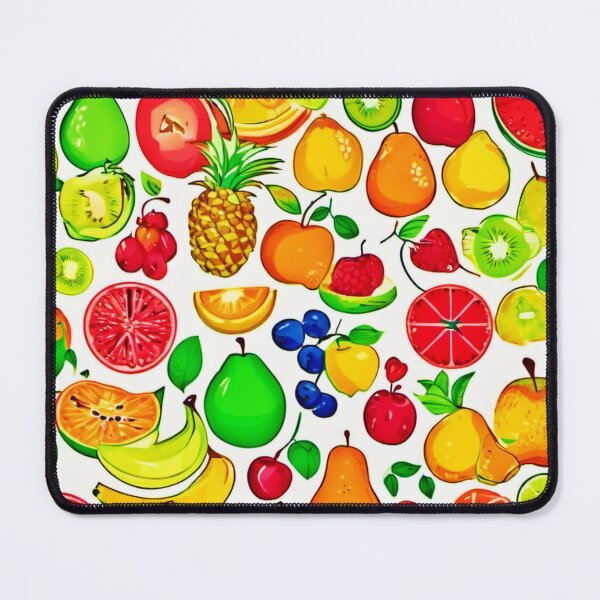 Item preview, Vivid Fruit Medley: Colorful Painting Pattern designed and sold by Health And Fitness Posts e-Store.
