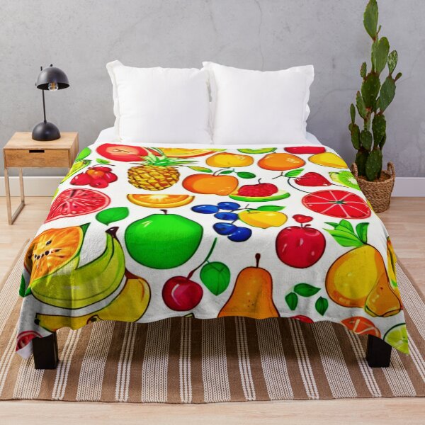 Item preview, Vivid Fruit Medley: Colorful Painting Pattern designed and sold by Health And Fitness Posts e-Store.