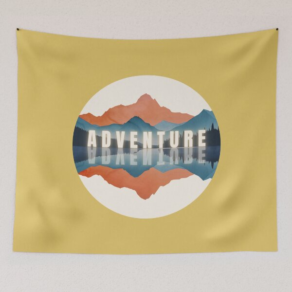Item preview, Get Outside Adventure Forest Mountain Horizon designed and sold by Pati-Design.
