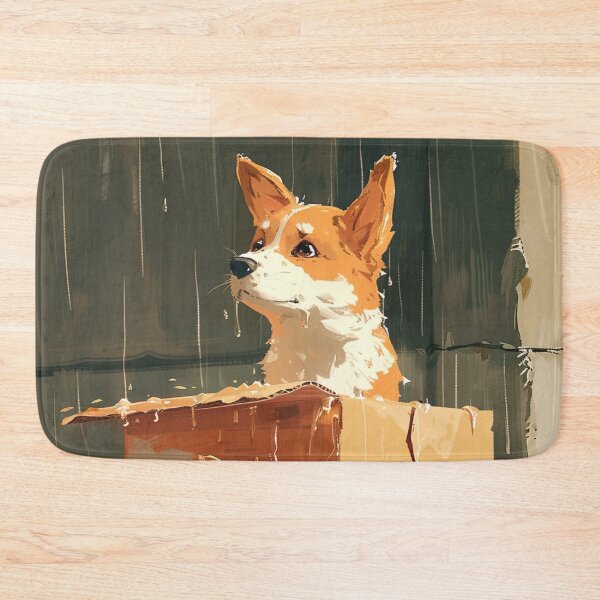 Item preview, Cute Corgi dog looks out of the box designed and sold by CorgiCuddle.