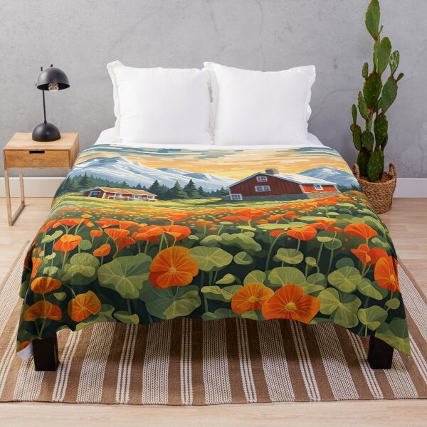 Item preview, Spring Nasturtiums designed and sold by VeiledVision.