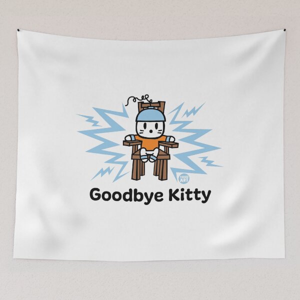 Aperçu de l'œuvre GOODBYE KITTY - ELECTRIC CHAIR créée et vendue par TODD GOLDMAN.