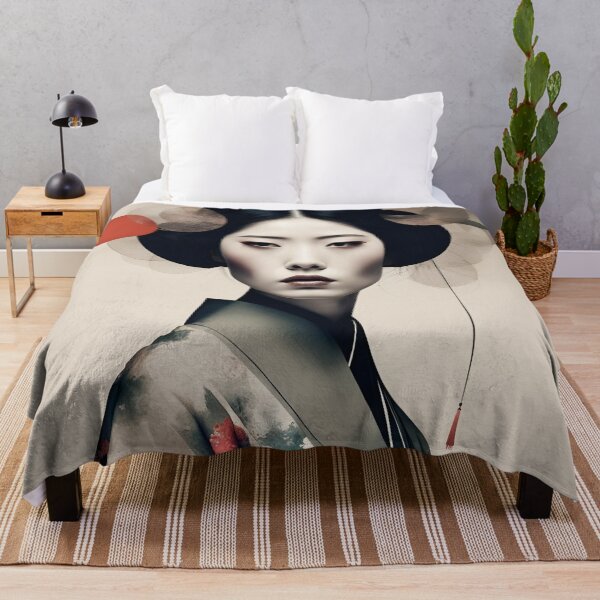 Item preview, Abstract Geisha Woman designed and sold by PyxieZen.