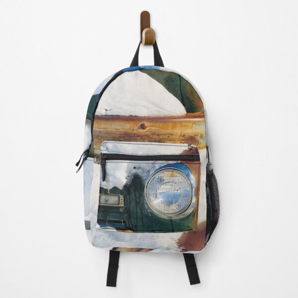 Item preview, Old rusty truck in the snow designed and sold by Travelways.