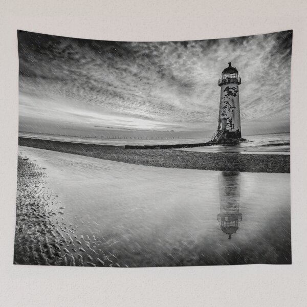 Item preview, Welsh Lighthouse Storm designed and sold by AJEvans.