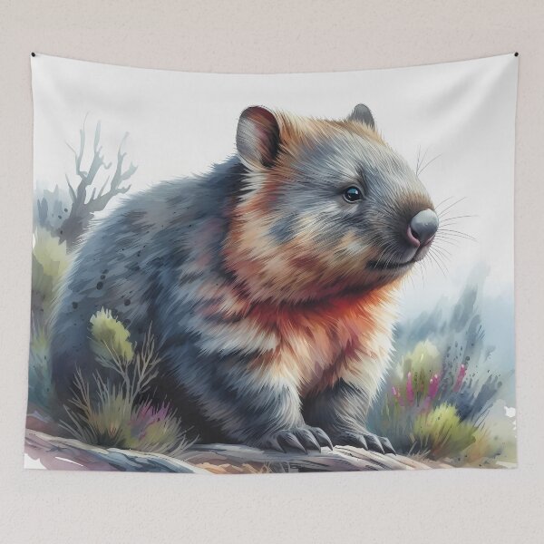 Item preview, Wombat Art | Wombat Lovers designed and sold by ksgraphics222.