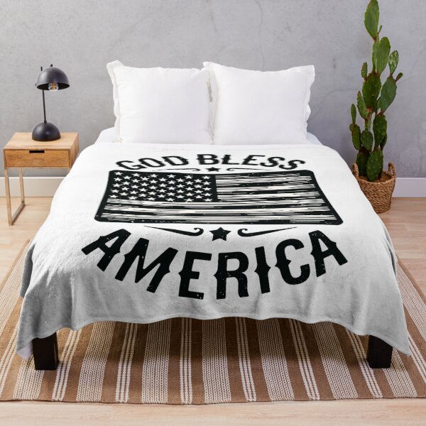 Item preview, God Bless America - Black American Flag designed and sold by patriotwardrobe.