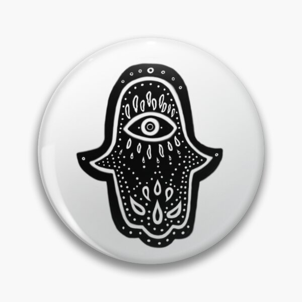 Item preview, Jewish Hamsa with Evil Eye in Center designed and sold by Carole Batya Lev.