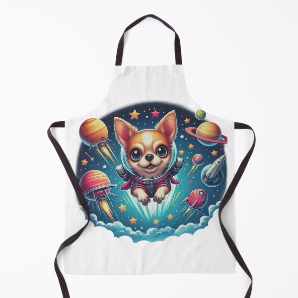 Item preview, funny cute chihuahua in space designed and sold by JK-motivation.
