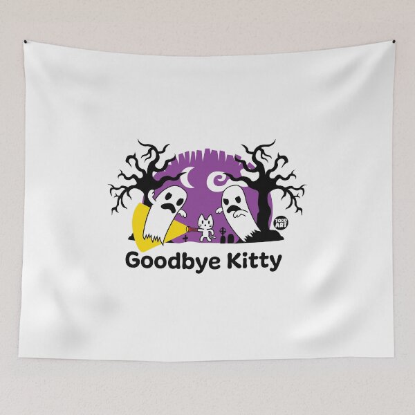 Aperçu de l'œuvre GOODBYE KITTY - GRAVEYARD créée et vendue par TODD GOLDMAN.