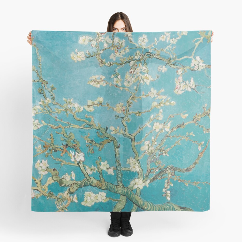 Vincent Van Gogh Almond Blossoms at St. Remy Scarf