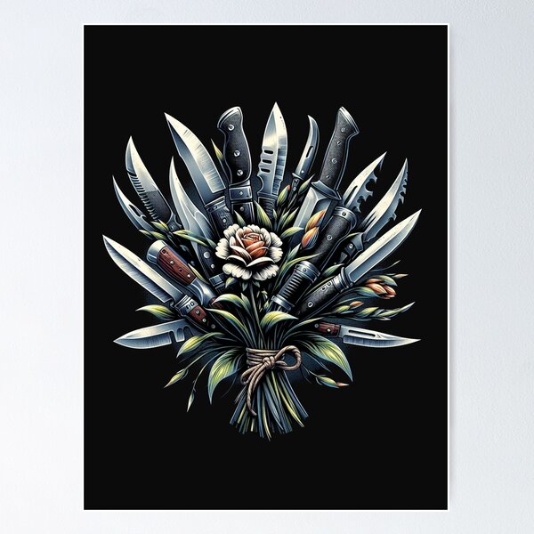 Aperçu de l'œuvre Bouquet de couteaux créée et vendue par American Artist Designs.