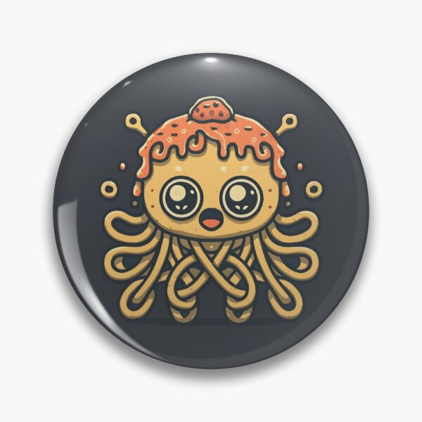 Item preview, Funny cute kawaii octopus spaghetti designed and sold by Trend-Beaver.