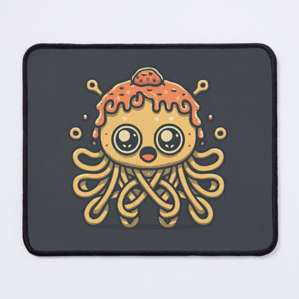 Item preview, Funny cute kawaii octopus spaghetti designed and sold by Trend-Beaver.
