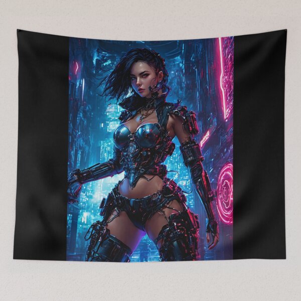 Item preview, Pretty Cyber Girl Geisha CyberPunk Cyborg designed and sold by NPC-Trader.