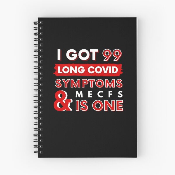 Item preview, 99 Long Covid Symptoms mecfs - red  designed and sold by SadTea-Longhaul.