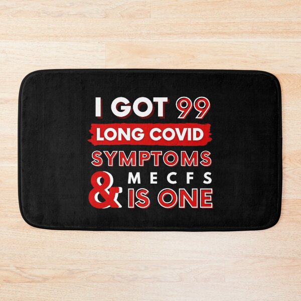 Item preview, 99 Long Covid Symptoms mecfs - red  designed and sold by SadTea-Longhaul.