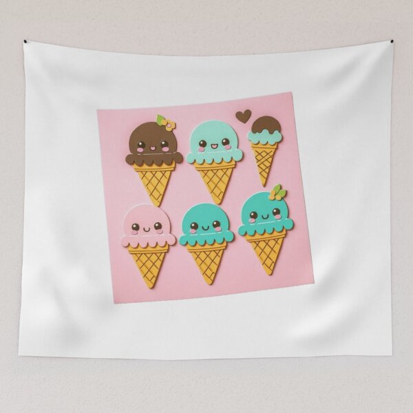 Item preview, Cute ice cream cones designed and sold by Culmika.