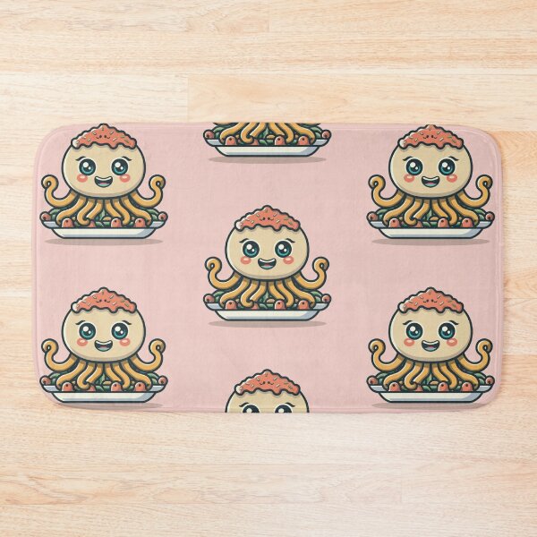 Item preview, Funny cute kawaii octopus spaghetti designed and sold by Trend-Beaver.
