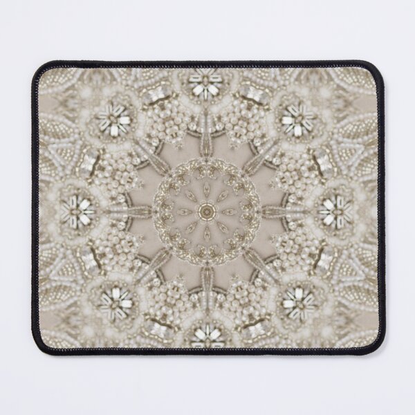 Item preview, Paris Fashion Bling  Vintage beige grey (Photo of Pearls - NOT REAL) designed and sold by LEILA ART SPACE.