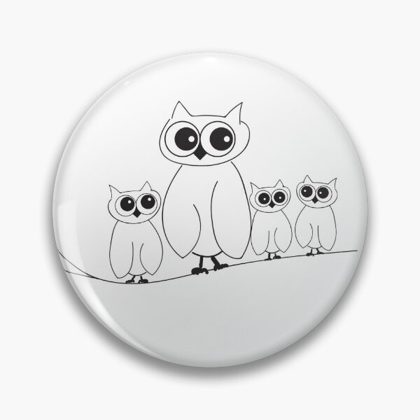 Item preview, a family of owls designed and sold by Jolene Hall.