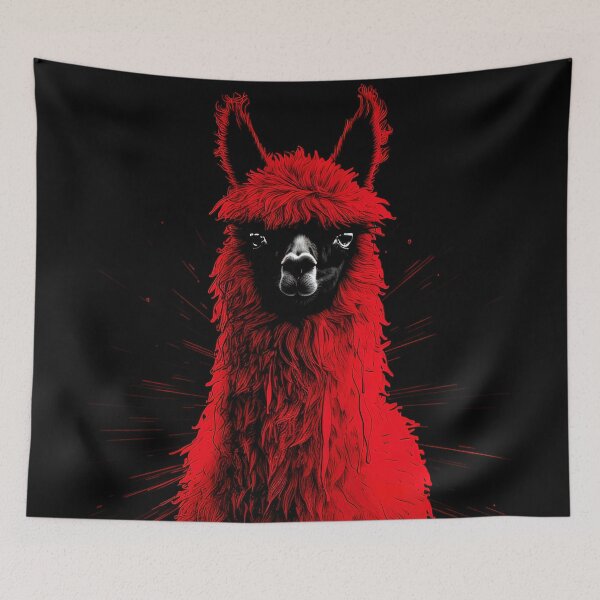 Item preview, Alpaca | Red minimalism designed and sold by ComicsFactory.
